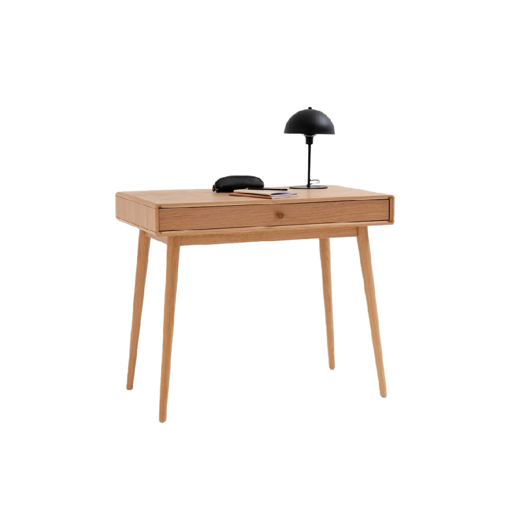 Escritorio de oficina de madera con cajón