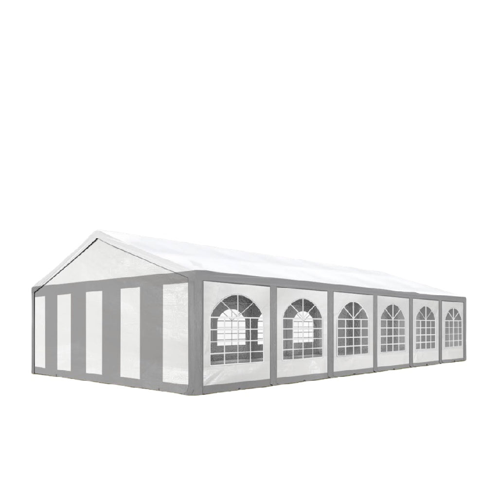 Carpa para eventos exterior de PVC con estructura metálica y ventanas laterales