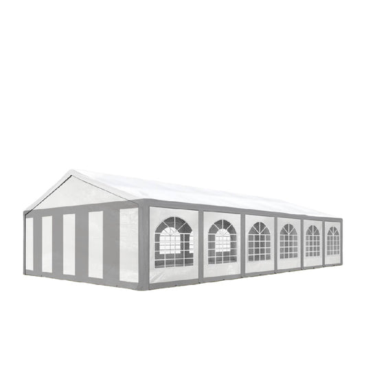 Carpa para eventos exterior de PVC con estructura metálica y ventanas laterales